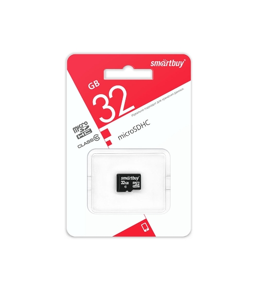 Флеш карта Micro SDHC 32Gb Smartbuy Class 10 (без адаптера) LE