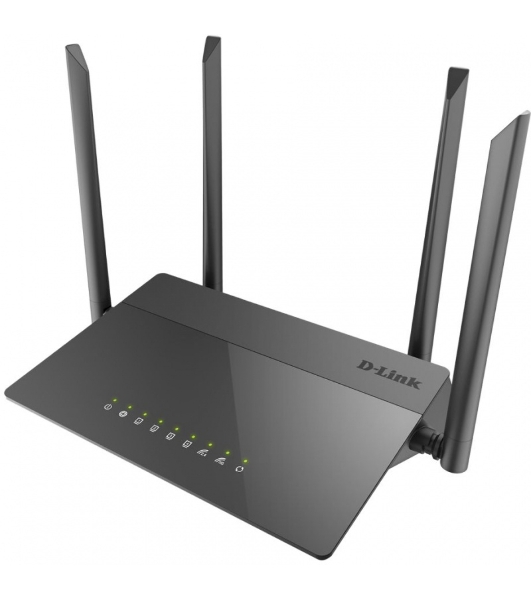 Маршрутизатор беспроводной D-Link DIR-841/RU/A1B, Wireless AC1200 Dual-Band Router with 1 10/100/1000Base-T WAN port and 410/100Base-TX LAN ports.802.11b/g/n compatible, 802.11AC up to 866Mbps,1 10/100/1000Base-T WAN port, 4