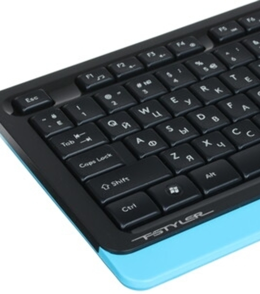 Комплект клавиатура+мышь A4Tech FStyler FG1010 беспроводной, USB, 2000 DPI, чёрный