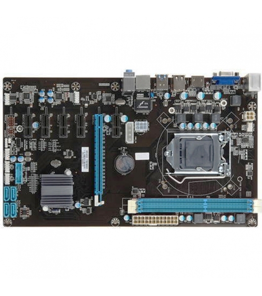 Материнская плата Esonic H81-BTC-KING, LGA 1150, Intel H81, 2xDDR3, 4xSATA, 1xPCIe 3.0 x16, 2xPCIe 2.0 x1, 1xVGA, 1xHDMI, 1x1Gb LAN, 2xUSB-A 5Gbps, 2xUSB-A 2.0, 7.1, ATX