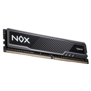 Оперативная память Apacer Nox, DDR4, 16GB (1x16 GB), 3200 MHz, CL16, DIMM, радиатор, черный