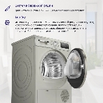 Сушильная машина Bosch WTN86202ME серый, 8 кг, сушка - конденсационная, программ - 13, 59.8 x 84.2 x 61.3 см, фото10