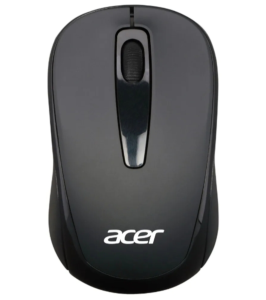 Мышь беспроводная Acer OMR133 черный, 1000 dpi, радиоканал, USB, кнопки - 3