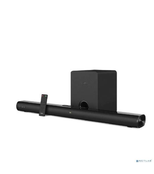 Саундбар SVEN SB-2150A черный (2 x 40W, Bluetooth сабвуфер 100W, пульт ДУ, LED-дисплей, HDMI, USB)