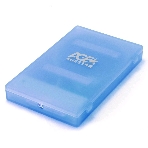Контейнер для HDD AgeStar Внешний корпус 2.5' SATA HDD/SSD AgeStar SUBCP1 (BLUE) USB 2.0, пластик, синий, безвинтовая конструкция (10612), фото 1