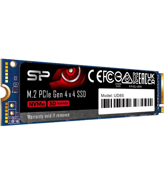 Накопитель SSD Silicon Power M-Series UD85, 1Tb, PCIe 4.0 x4, M.2 2280, NVMe, R/W 3600/2800
