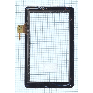 Сенсорное стекло (тачскрин) QSD 702-09017-03, черное