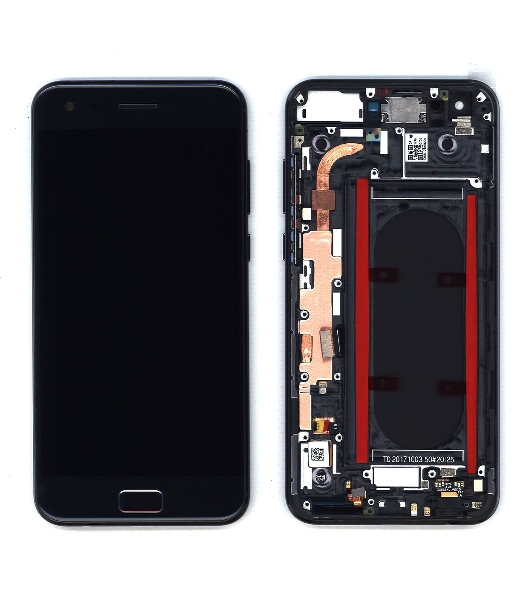 Дисплей для Asus ZS551KL с рамкой, серый