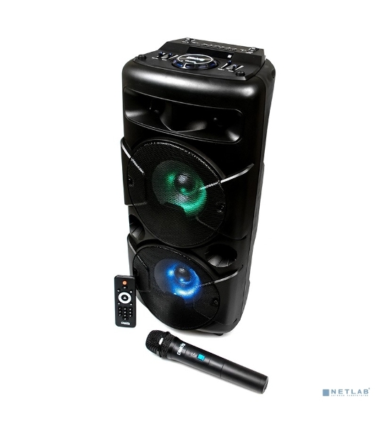 Акустические колонки Dialog Oscar AO-20 1.0, 30W RMS, беспроводной микрофон, BT+FM+USB+SD+LED