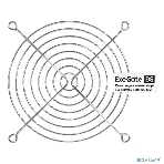 Решетка для вентилятора 120x120 ExeGate EG-120MR (120x120 мм, металлическая, круглая, никель), фото2