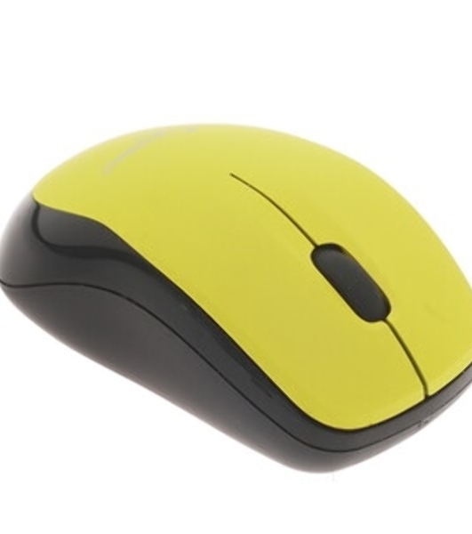 Мышь беспроводная Gembird MUSW-360-LM желтый, 1000 dpi, радиоканал, USB, кнопки - 3