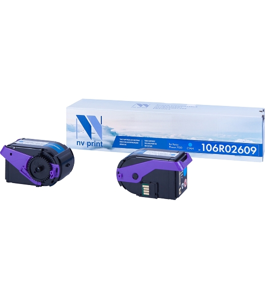 Картридж лазерный NVPrint совместимый Xerox 106R02609 Cyan для Phaser 7100 (9000k)
