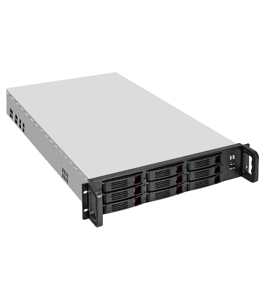 Серверный корпус ExeGate Pro 2U650-HS09 (RM 19', высота 2U, глубина 650, БП 2U-1000ADS, 9xHotSwap, 2*USB)
