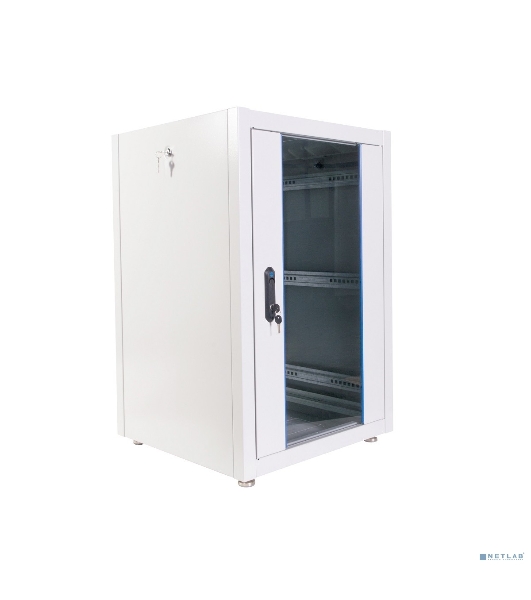 Шкаф телекоммуникационный напольный ЭКОНОМ 18U (600 × 800) дверь стекло, дверь металл