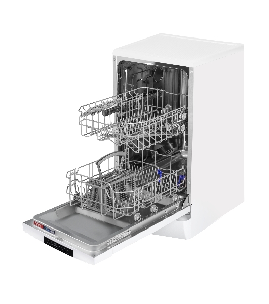 Посудомоечная машина Maunfeld MWF45220W, белый, 44.8 см, 10 компл., 49 дБ, класс A++