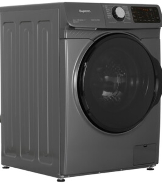 Стиральная машина Бирюса WM-SBM1014/15 M Металлик, загрузка фронтальная 10 кг, 1400 об/мин, класс А+++