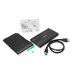 Внешний корпус 2.5' Gembird EE2-U3S-5, черный, USB 3.0, SATA, металл, фото8