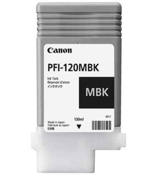 Картридж струйный Canon PFI-120 MBK 2884C001 черный матовый (130мл) для Canon Canon imagePROGRAF TM-200/205