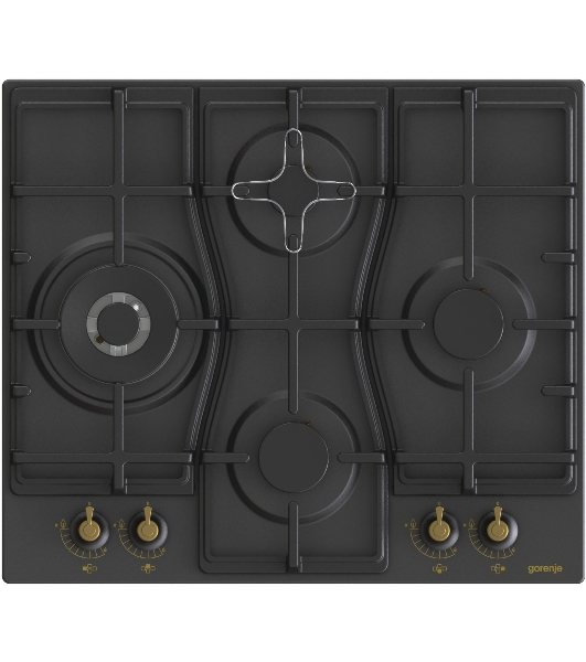 Газовая варочная панель Gorenje GW6D42CLB черный