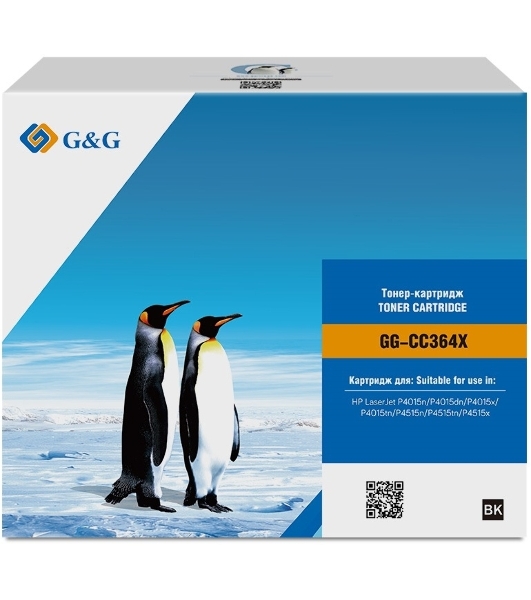 Картридж лазерный G&G GG-CC364X черный (24000 стр.) для HP LJ P4015/P4515