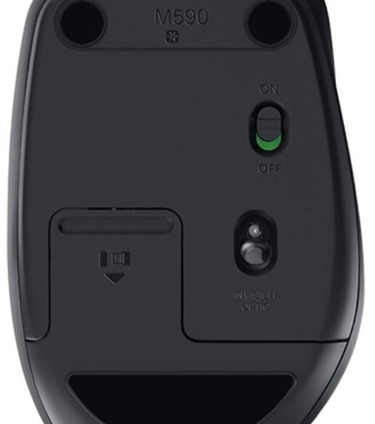 Мышь беспроводная Logitech M280 черный, 1000 dpi, радиоканал, USB, кнопки - 3