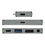USB-концентратор 5-в-1 ExeGate DUB-31C/PD/HA (кабель-адаптер USB Type-C --> 1xUSB3.0 + Type-C DATA (480Mb/s) + PD 100W + HDMI 4K@30Hz + Audio, Plug&Play, подходит для iPad Pro и мобильных телефонов, серый), фото6