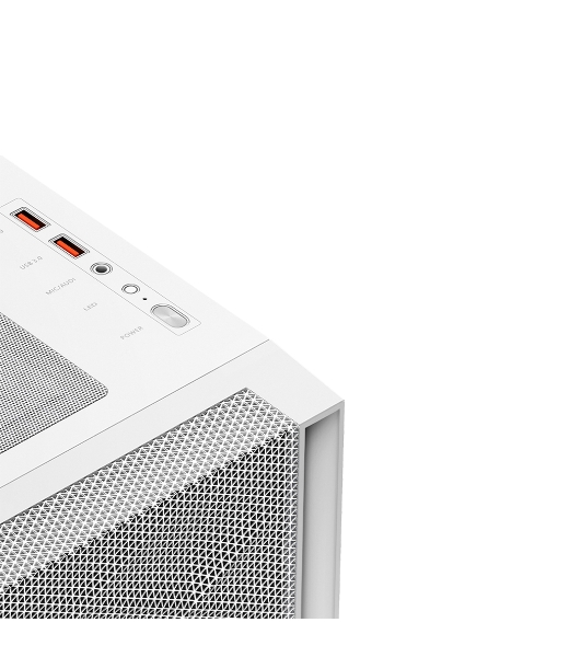 Компьютерный корпус PCCooler C3D510 WH ARGb, Tempered Glass Full Tower, White, TG, 0.7 SPCC, 3x120мм ARGb E-ATX, ATX, mATX, mITX 170/390/410мм 2x2.5', 2x3.5', 7xPCI 2xUSB-A 3.0 454.8x220x490.6мм
