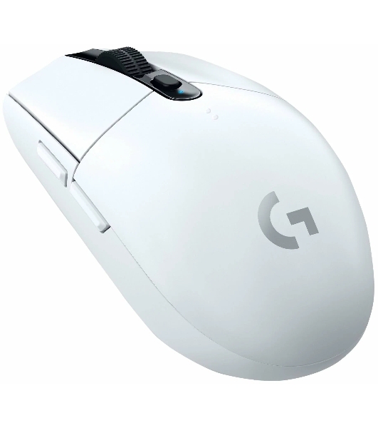 Мышь беспроводная Logitech G304 Lightspeed белый, 12000 dpi, радиоканал, USB, кнопки - 6