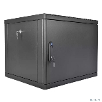 Шкаф телекоммуникационный настенный разборный ЦМО 9U (600 x 650) съемные стенки, дверь металл, черный (ШРН-М-9.650.1-9005), фото4