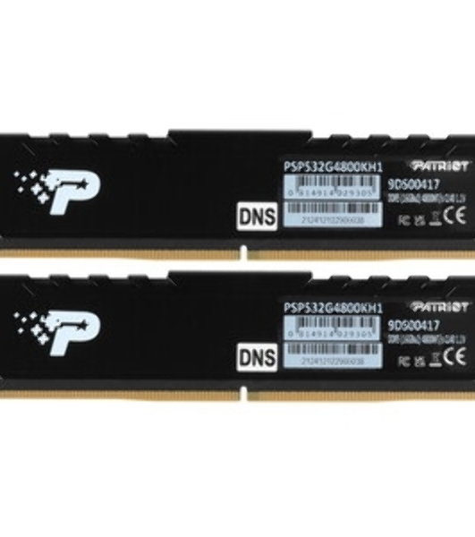 Оперативная память Patriot Signature, DDR5, 32GB (2x16 GB), 4800 MHz, CL40, DIMM