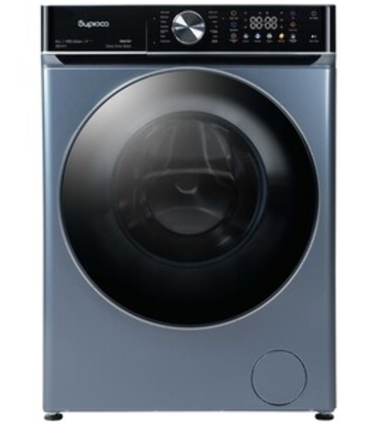 Стиральная машина Бирюса WM-SC914/15 W перламутровый синий, загрузка фронтальная 9 кг, 1400 об/мин, класс А+++