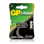 Батарея GP Lithium CR123A (1шт), фото 1