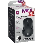 Мышь проводная Defender Standard MB-580 черный, 1000 dpi, USB, кнопки - 3, фото13