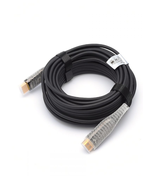 Кабель HDMI 20 м (HIGH speed, Metal gold, Optical) 8K VER 2.1 Кабель HDMI 20 м (HIGH speed, Metal gold, Optical) 8K VER 2.1