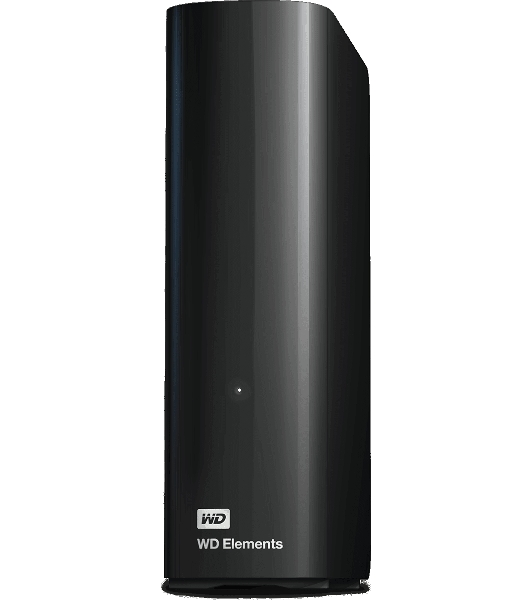 Внешний HDD 3.5' Western Digital Elements Desktop, 18TB, USB 3.2 Gen 1 Type-A, 5400 rpm, черный
