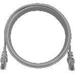Патч-корд NTSS NTSS-PC-UTP-RJ45-6-3.0-LSZH-GY NTSS-PC-UTP-RJ45-6-3.0-LSZH-G UTP RJ-45 вил.-вилка RJ-45 Cat.6 3м серый LSZH (уп.:1шт) 24AWG, фото 1