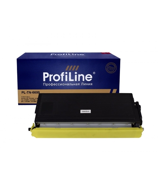 Картридж ProfiLine PL-TN-6600 для принтеров Brother HL-P2500/HL-1030/HL-1230/HL-1430/HL-1470/MFC-8350/MFC-8750/MFC-9600/MFC-9750/MFC-9850/MFC-9860/MFC-9880 6000 копий
