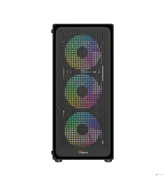 Компьютерный корпус Ocypus Gaммa C50 BK ARGb, MATX, USB 3.0*1+USB 2.0*2, FRONT 3x120мм ARGb, REAR 1x120мм ARGb