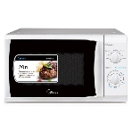 Микроволновая печь Midea MM720CFB белый, 20 л, 700 Вт, переключатели - поворотный механизм, фото 1