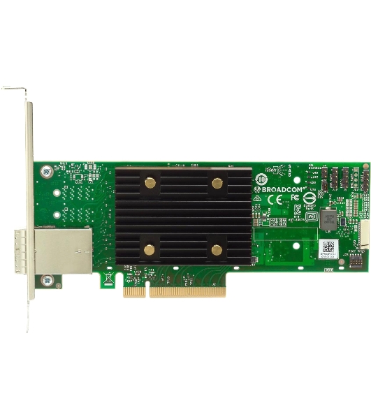 Адаптер SAS 9500-8e SGL (05-50075-01) PCIe Gen4 x8 LP, Tri-Mode SAS/SATA/NVMe 12G HBA, 8port(2*ext SFF8644), 3808 IOC