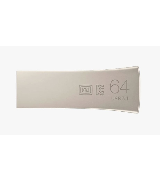 Флешка USB 64Gb USB Drive USB 3.1 Samsung BAR Plus (up to 300Mb/s) (MUF-64BE3/APC) серебристый