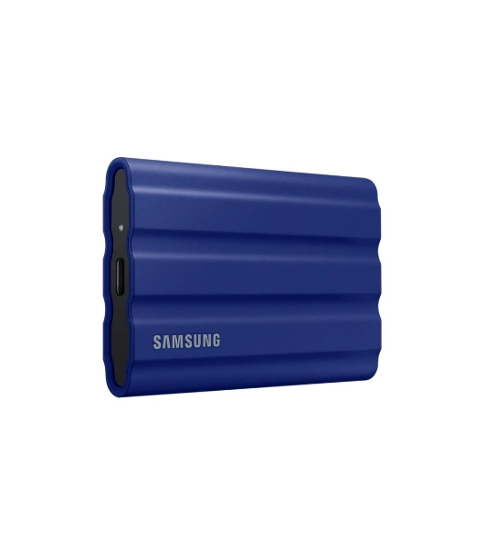 Внешний SSD Samsung T7 Shield, 1TB, USB 3.2 Gen 2 Type-C, R/W 1050/1000, синий