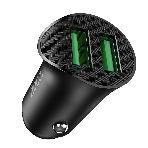 Авто ЗУ/QC 3.0/2 USB/HOCO HC-35027 Z39/Выход: 5V_9V_12V, 18W/черный, фото5