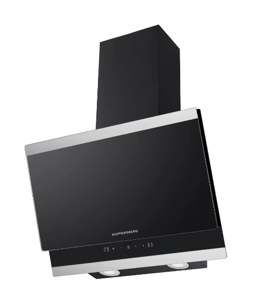 Вытяжка каминная Kuppersberg High-Tech F 603 Bx черно-серебристая, 59.5 см, 850 куб. м/ч, 53 дБ