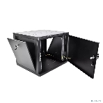 Шкаф телекоммуникационный настенный разборный ЦМО 9U (600 x 650) съемные стенки, дверь металл, черный (ШРН-М-9.650.1-9005), фото3