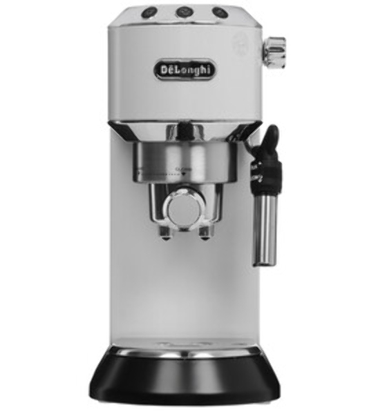 Кофеварка эспрессо DeLonghi EC685.W белый, исп. кофе - молотый/чалды, 1.1 л, 1350 Вт, 15 бар