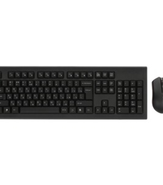 Комплект клавиатура+мышь A4Tech 3000NS беспроводной, USB, 1200 DPI, чёрный
