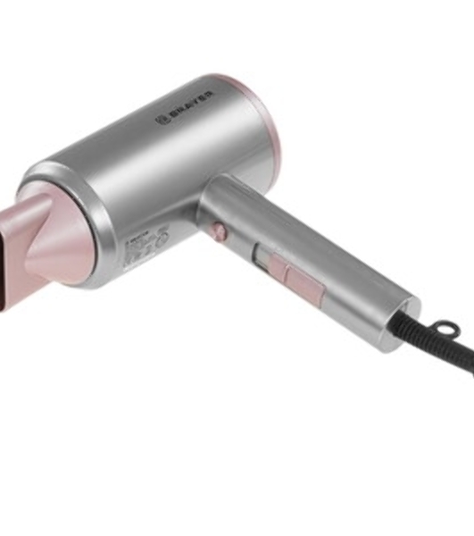 Фен BRAYER BR3022 серый/розовый, 1800 Вт