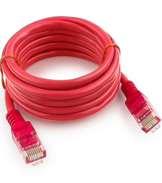 Патч-корд UTP Cablexpert cat.5e, 2м, литой, многожильный, розовый