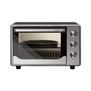Мини-печь Centek CT-1540 Convection (сталь) 50л 2000 Вт, двойн стекло, внутр подсветка, max 320°